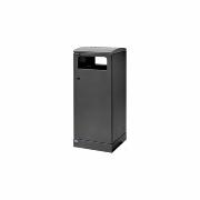 Bica Model 5078 Avfallsbeholder 100 liter Med askebeger Svart antrasitt