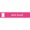 Piktogram Myk plast 16x3 xm Magnetisk Rosa