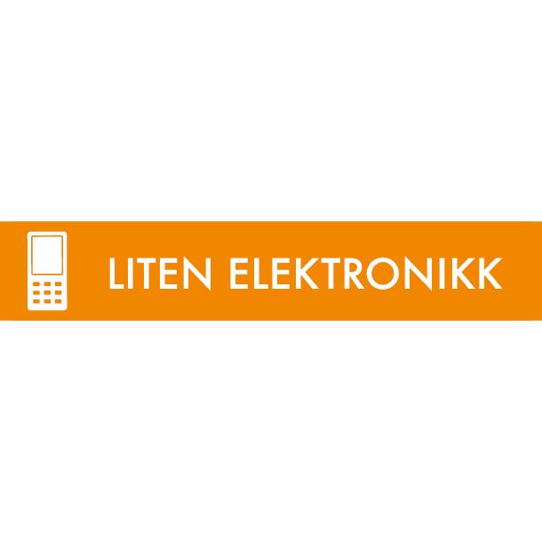 Piktogram Liten elektronikk 16x3 cm Magnetisk Oransje