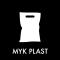 Piktogram Myk plast 12x12 cm Magnetisk Svart