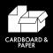 Piktogram Paper & cardboard 12x12 cm Magnetisk Svart
