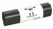 Plastposer 50 liter LLPDE, virgin Svart