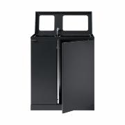 Bica Model 618 Avfallssortering 1x65 + 1x95 Liter Åpne innkast Antrasitt