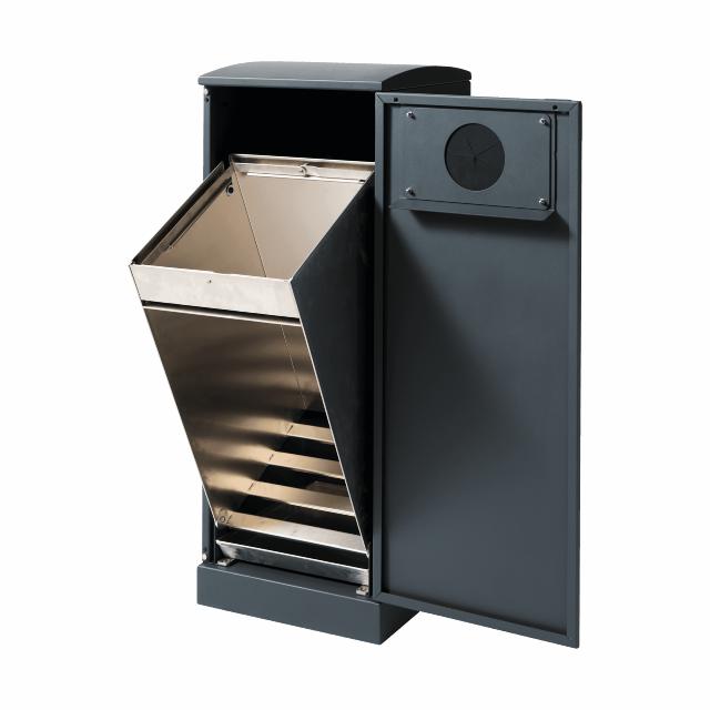 Bica Model 620 Avfallsbeholder 90 liter Lett antrasitt Flaskeinnkast