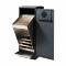 Bica Model 622 Avfallsbeholder 90 liter Lett antrasitt Dobbel flaskeinnkast