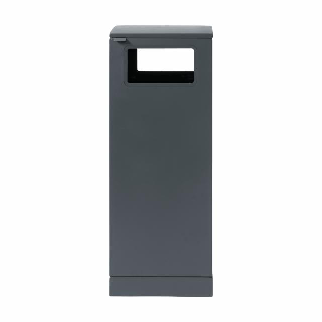 Bica Model 623 Avfallsbeholder 90 liter Lett antrasitt Dobbel åpen innkast