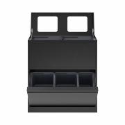 Bica Model 880 Avfallssortering 80 liter Opptil 11 fraksjoner Antrasitt