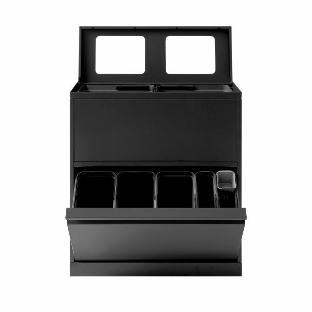 Bica Model 880 Avfallssortering 80 liter Opptil 11 fraksjoner Antrasitt