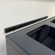 Bica Modell 889 Avfallssortering 2x65 liter Papir/rund innkast Antrasitt