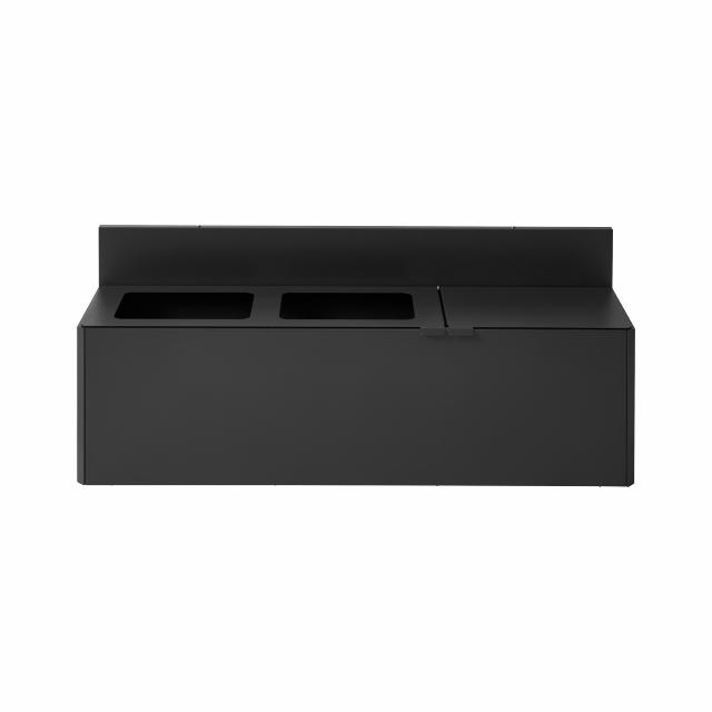 Bica Model 911 Avfallssortering 3x20 liter Løftelokk/vegghengt Antracit