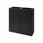 Bica Model 953 Avfallssortering 2x95 liter Åpne innkast Antrasitt