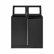 Bica Model 953 Avfallssortering 2x95 liter Åpne innkast Antrasitt