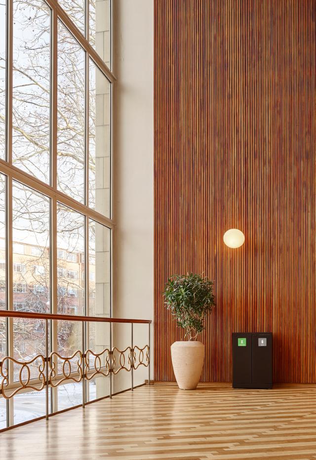 Avfallssortering ved oppgang i DKDM