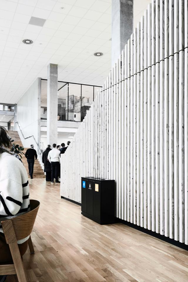 Bica Model 870 Avfallssortering 3x45 liter Åpne innkast Antrasitt