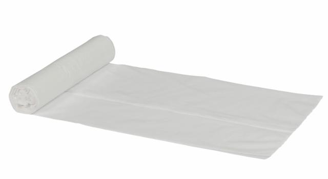 Plastposer 15 liter LDPE, virgin Hvit