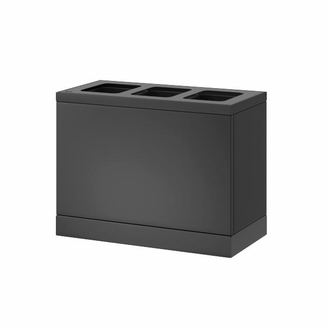 Bica Model 830 Avfallssortering 3x10 liter Åpne innkast Antrasitt
