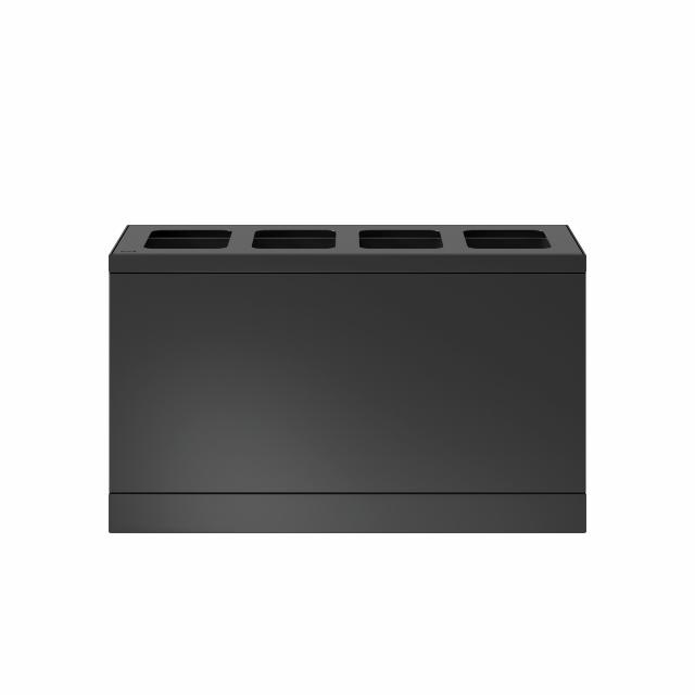 Bica Model 831 Avfallssortering 4x10 liter Åpne innkast Antrasitt