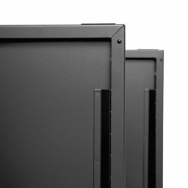 Bica Model 886 Avfallssortering 2x45 liter Løftelokk/åpne innkast Antrasitt