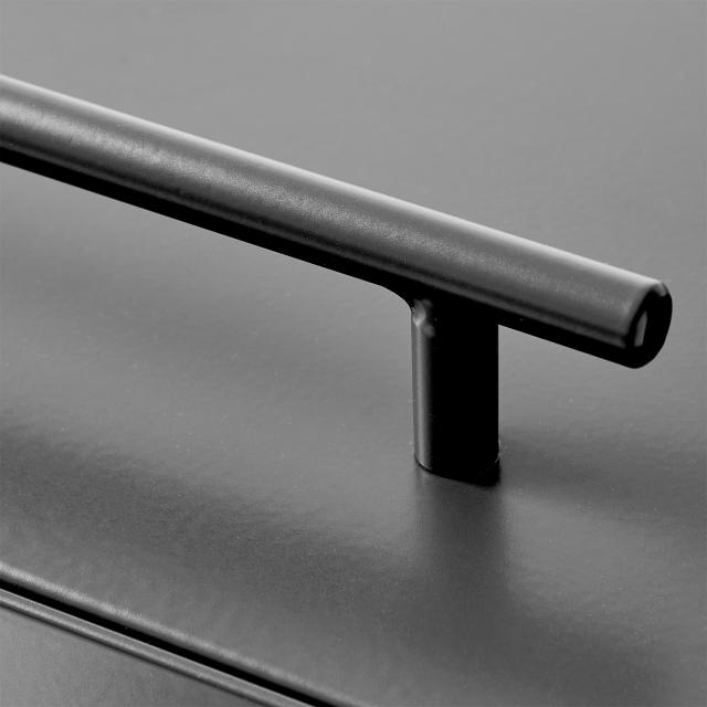 Bica Model 892 Avfallssortering 4x60 liter Løftelokk/åpne innkast Antrasitt